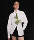 Botanical Embroidery Tie